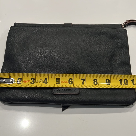 Big Buddha Black 3-pocket Clutch - Picture 4 of 12